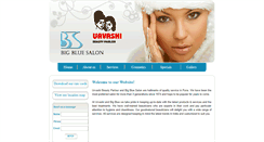 Desktop Screenshot of bigbluesalon.com